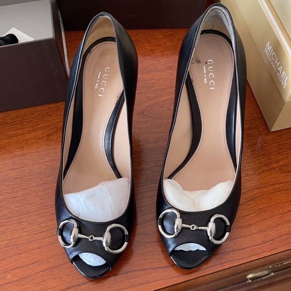Gucci Peep Toe Heels - Picture 3 of 4